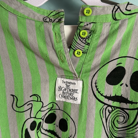 Girls Nightmare Before Christmas Dress Jack skellington sally zero stripe - Picture 2 of 2